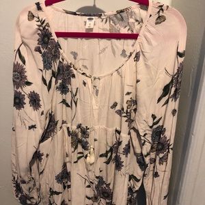 Old Navy floral blouse